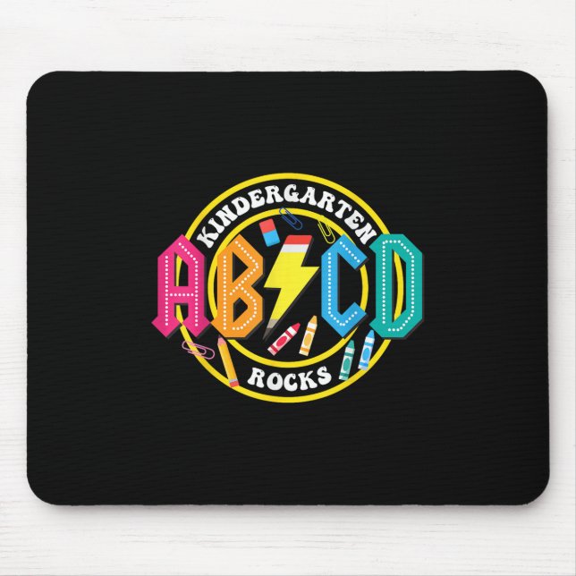 Kindergarten Sten - Abcd Back to school-lärare Musmatta (Framsidan)