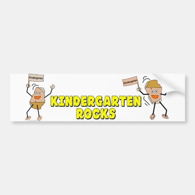 Kindergarten Sten Bildekal (Framsidan)