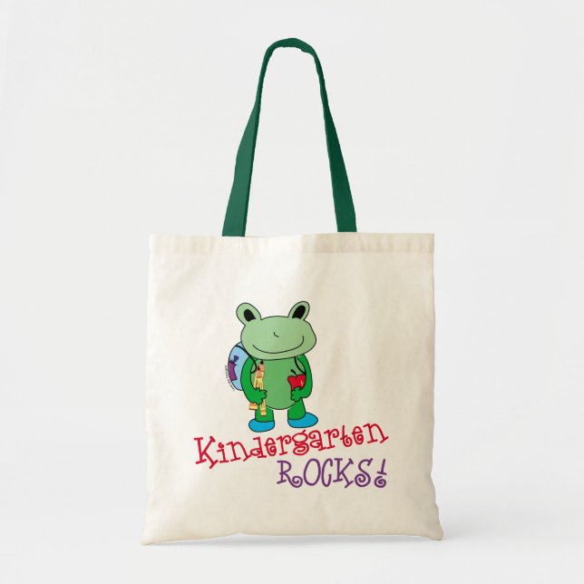 Kindergarten Sten Bok Bag Tygkasse (Framsidan)