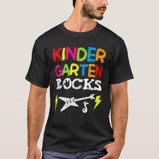 Kindergarten Sten Preschooler Back to school Chal T Shirt (Framsida)