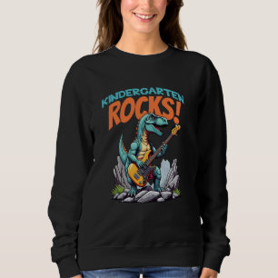 Kindergarten Sten! Rocking T-Rex Dinosaur T Shirt
