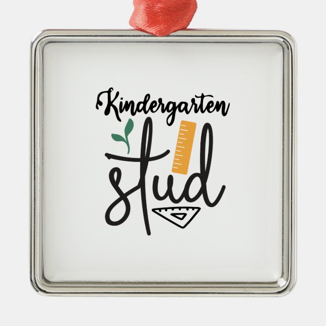 Kindergarten Stud Julgransprydnad Metall (Framsidan)