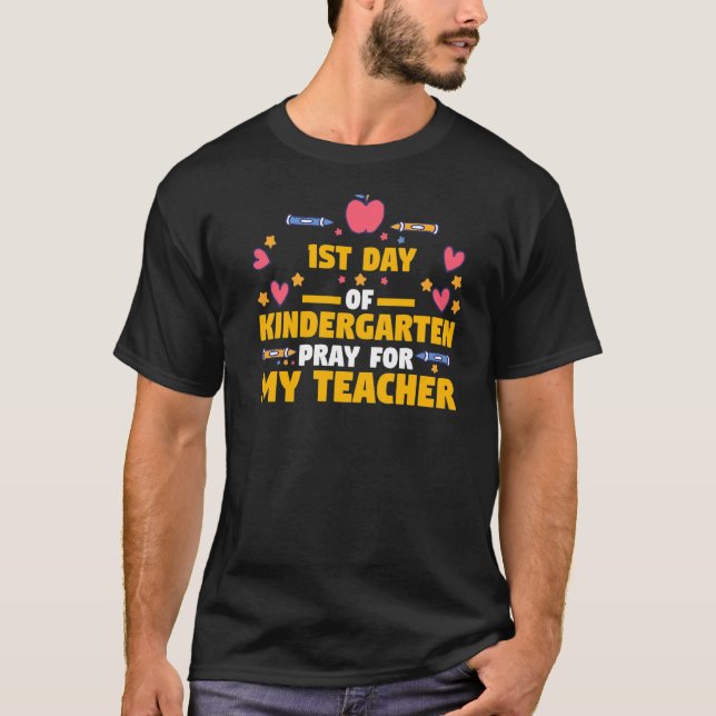 Kindergarten Student 1:a Klass Studenten 1 T Shirt (Framsida)