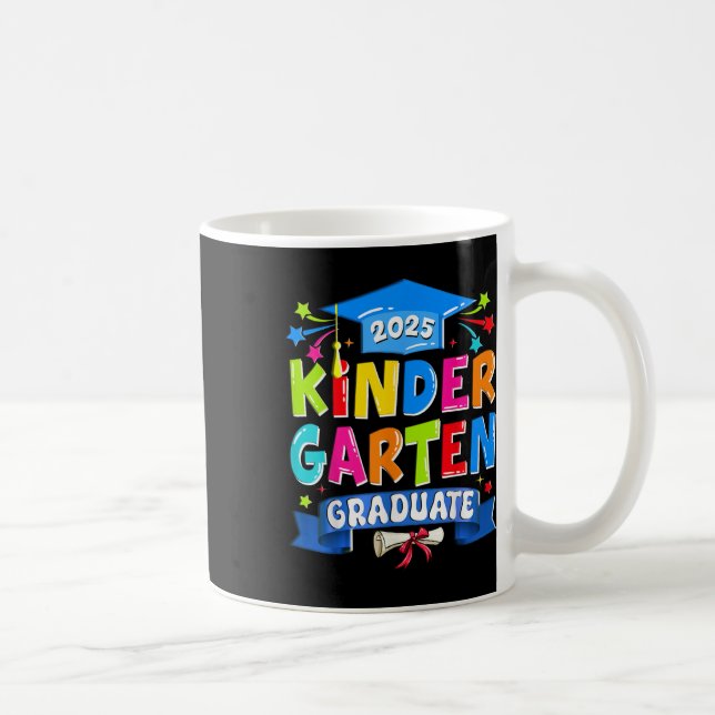 Kindergarten Student 2025 Kinder Studenten Kids Kaffemugg (Höger)