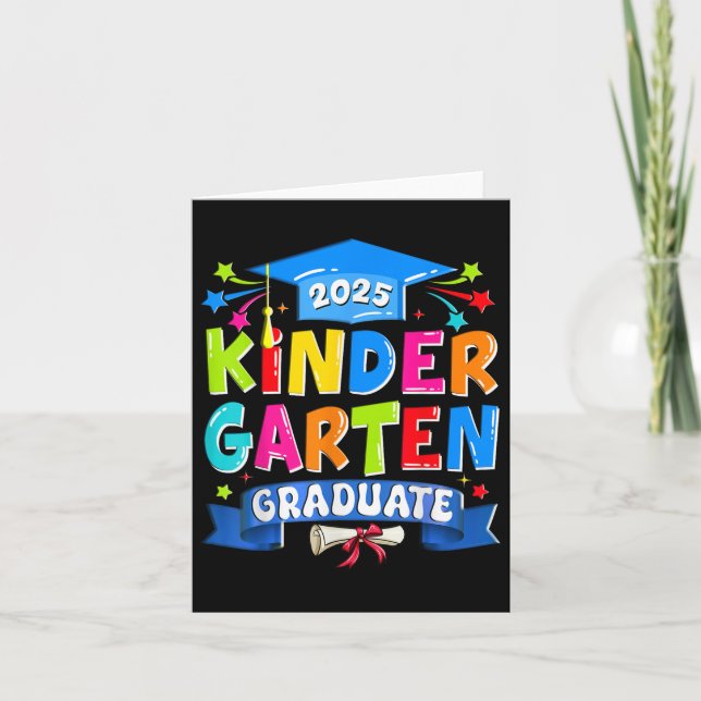 Kindergarten Student 2025 Kinder Studenten Kids Kort (Framsida)