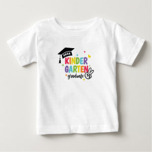 KinderGarten Student Colorful Typography T Shirt