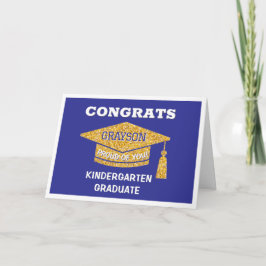 Kindergarten student Gratulerar Kort