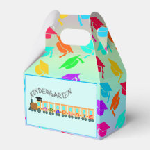 Kindergarten Student Hat och Cute Tåg