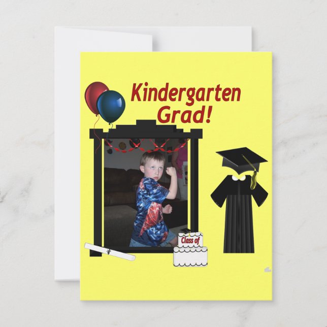 Kindergarten Student Inbjudan lägg till bild text (Framsida)