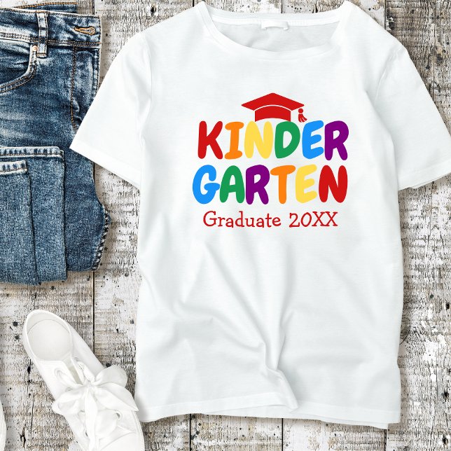 Kindergarten Student Rainbow Brev Child's T Shirt (Skapare uppladdad)