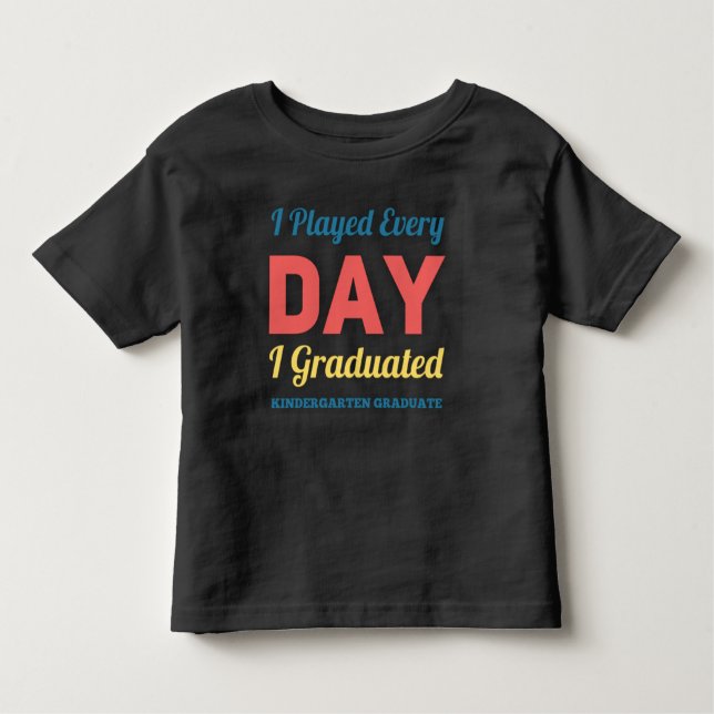 Kindergarten Student Studenten Småbarn Kids T Shirt (Framsida)
