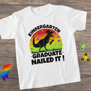 Kindergarten Student T-Rex Dino Child's T Shirt