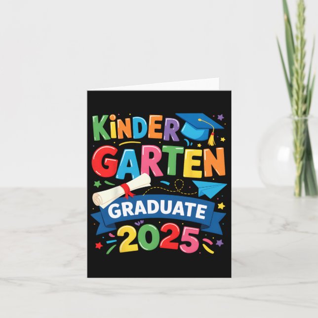 Kindergarten Studenten 2025 Student Kids Boys Gi Kort (Framsida)