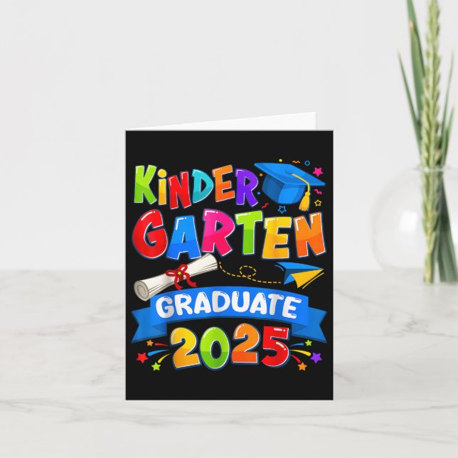 Kindergarten Studenten 2025 Student Kids Boys Gi Kort (Framsida)