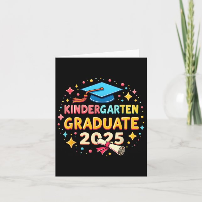 Kindergarten Studenten 2025 Student Kids Boys Gi Kort (Framsida)