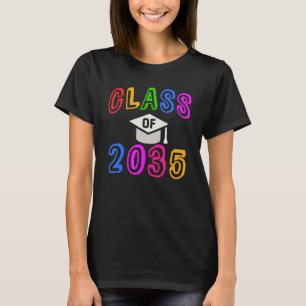 Kindergarten Studenten-årsklass 2035 - tillväxt T Shirt