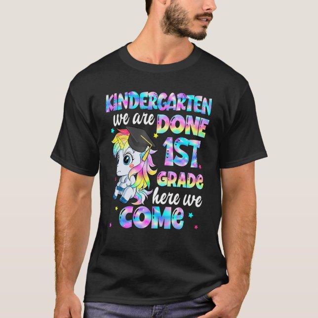 Kindergarten Studenten Back to school Magic Uni T Shirt (Framsida)