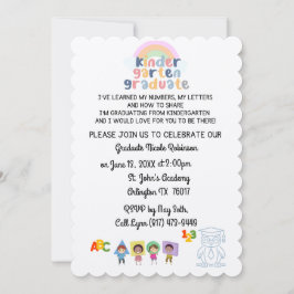 Kindergarten Studenten Inbjudan