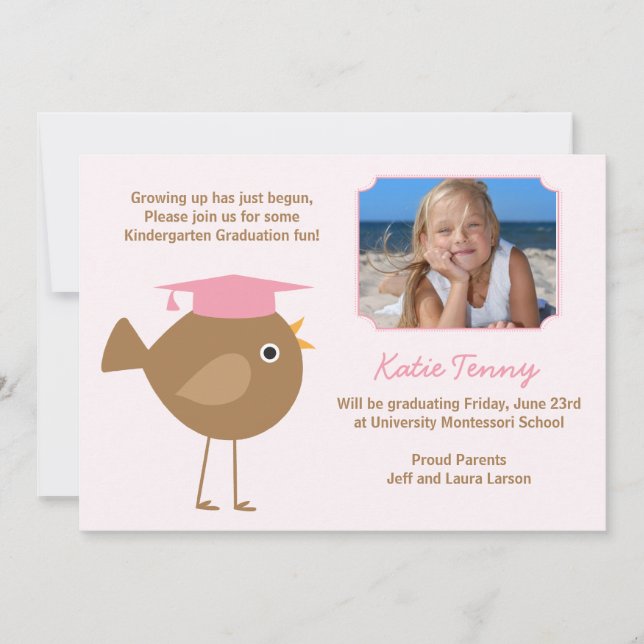 Kindergarten Studenten inbjudan (Framsida)