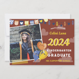 Kindergarten Studenten-inbjudan med foto Inbjudningar