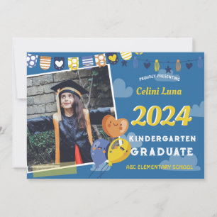 Kindergarten Studenten-inbjudan med foto Inbjudningar