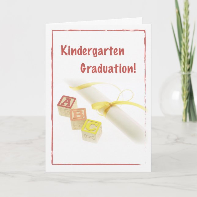 Kindergarten Studenten Kort (Framsida)