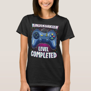 Kindergarten Studenten Level Complete Gamer Grad T Shirt