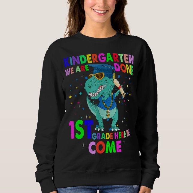 Kindergarten Studenten Magic Dinosaur För barn T Shirt (Framsida)