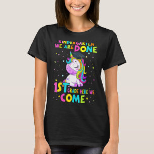 Kindergarten Studenten Magic Unicorn for Girls T Shirt