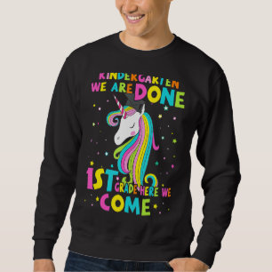 Kindergarten Studenten Magic Unicorn Lång Ärmad Tröja