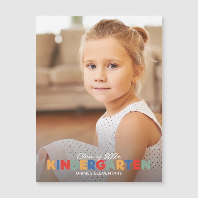 Kindergarten Studenten Magnet-meddelande (Framsida)