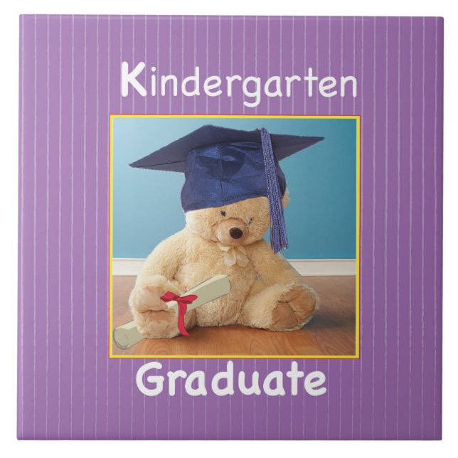Kindergarten Studenten Nalle om Lila Kakelplatta (Framsidan)