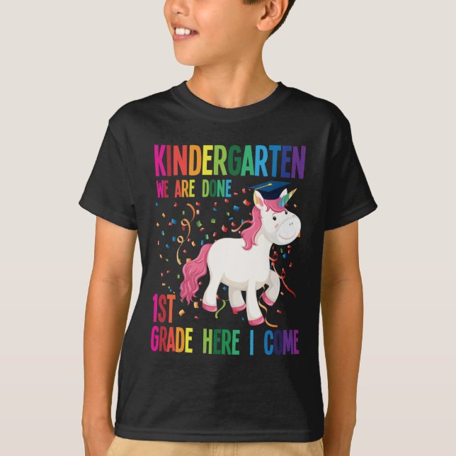Kindergarten Studenten överraskade första Klass-ba T Shirt (Framsida)