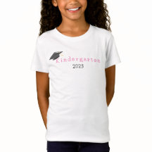 Kindergarten Studenten Rosa Grad Cap T-Shirt