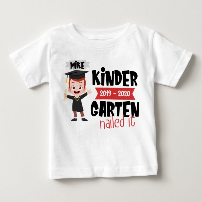Kindergarten studenten shirt - lustig dagis t (Framsida)