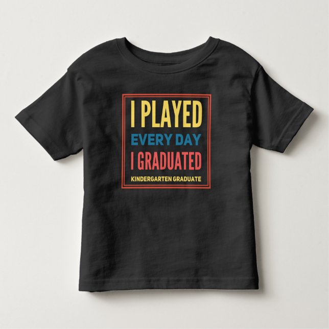 Kindergarten Studenten T Shirt (Framsida)