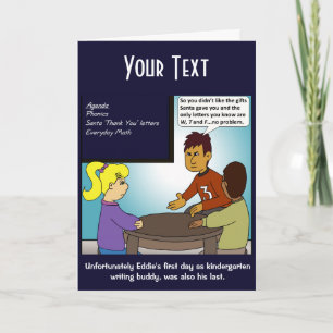 Kindergarten Tack för att du har ett Brev-registre Kort