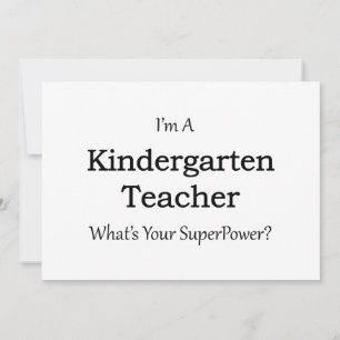 Kindergarten Teacher