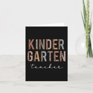 Kindergarten Teacher Back to school apprecision L Kort