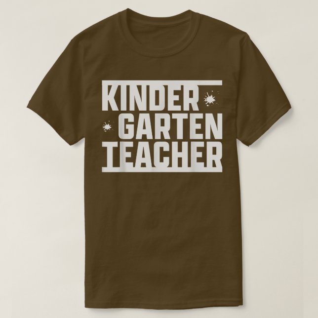Kindergarten Teacher Back to school Motivation Ins T Shirt (Design framsida)