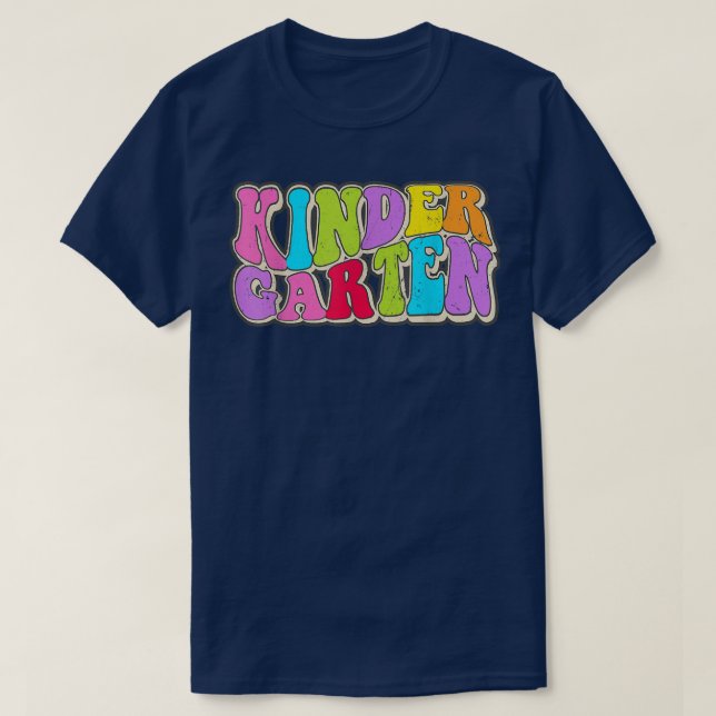 Kindergarten Teacher Första skoldagen T Shirt (Design framsida)