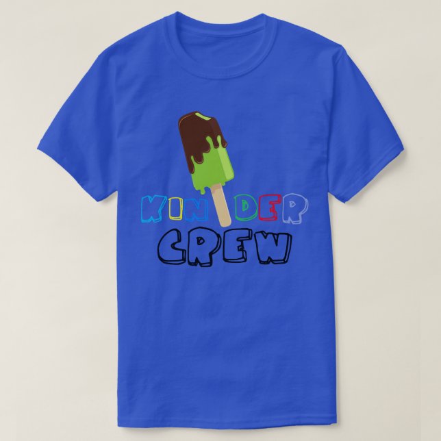 Kindergarten Teacher Kinder Crew T Shirt (Design framsida)