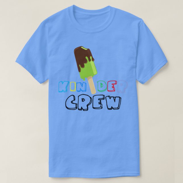 Kindergarten Teacher Kinder Crew T Shirt (Design framsida)