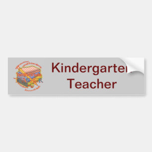 Kindergarten Teacher Motto Bildekal