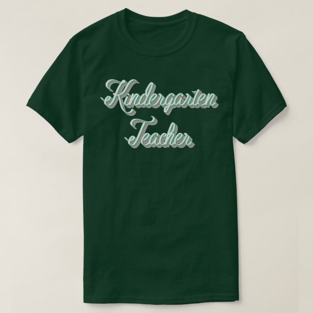 Kindergarten Teacher Premium T-Shirt (Design framsida)