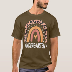 Kindergarten Teacher Rainbow Första dagen i skola T Shirt