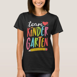 Kindergarten Teacher Student Roligt Back to school T Shirt