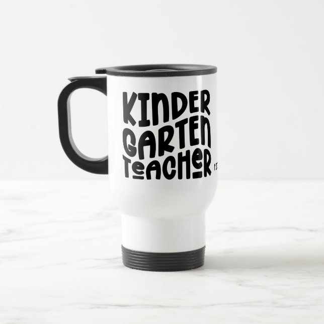 Kindergarten Teacher-uppskattning Resemugg (Vänster)