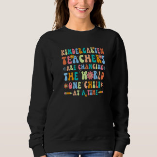 Kindergarten Teachers Changing The World, Groovy P T Shirt