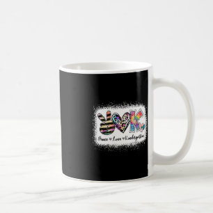 Kindergarten Team Kinder klass Lärare Peace Kärlek Kaffemugg